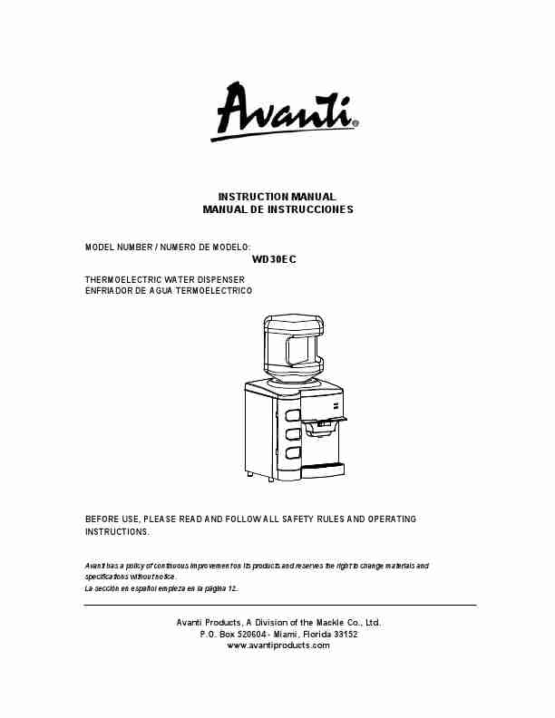 Avanti Water Dispenser WD30EC-page_pdf